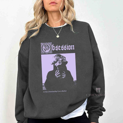 Obsession Movie 2026  Curry Barker Gothic Horror Crewneck