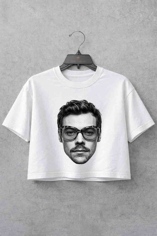 Harry S Face Vintage Concert Crop Shirt