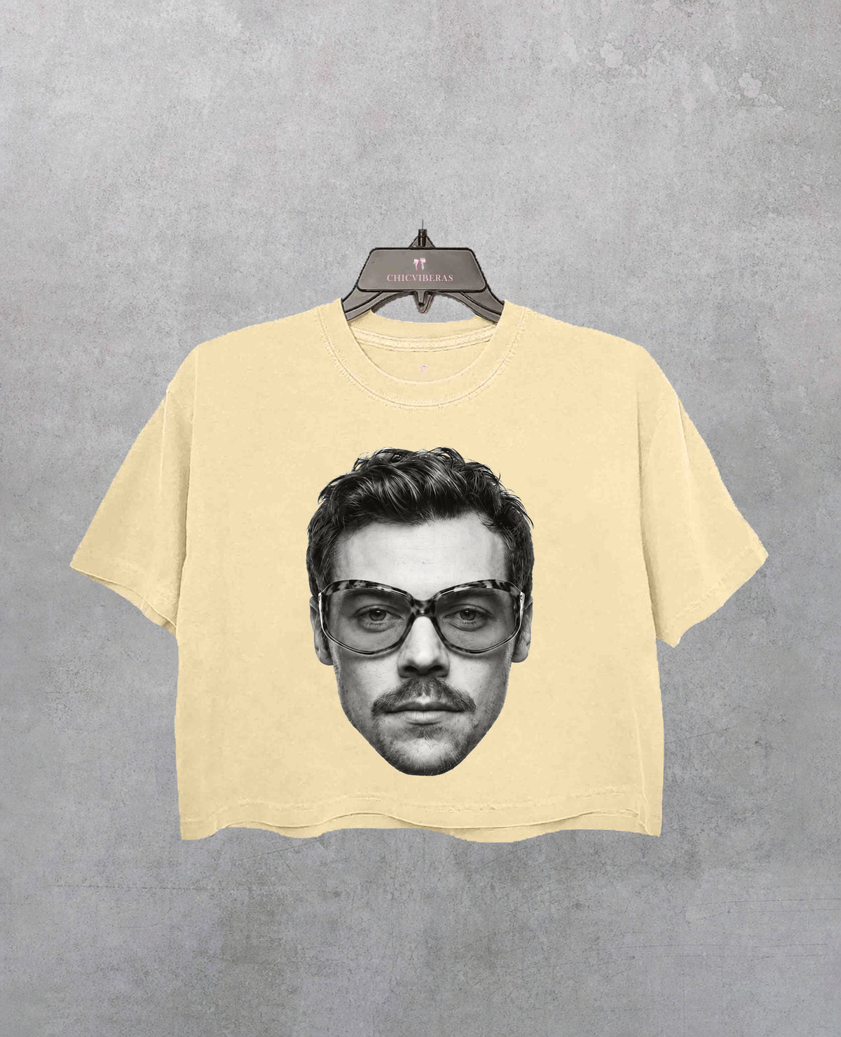 Harry S Face Vintage Concert Crop Shirt