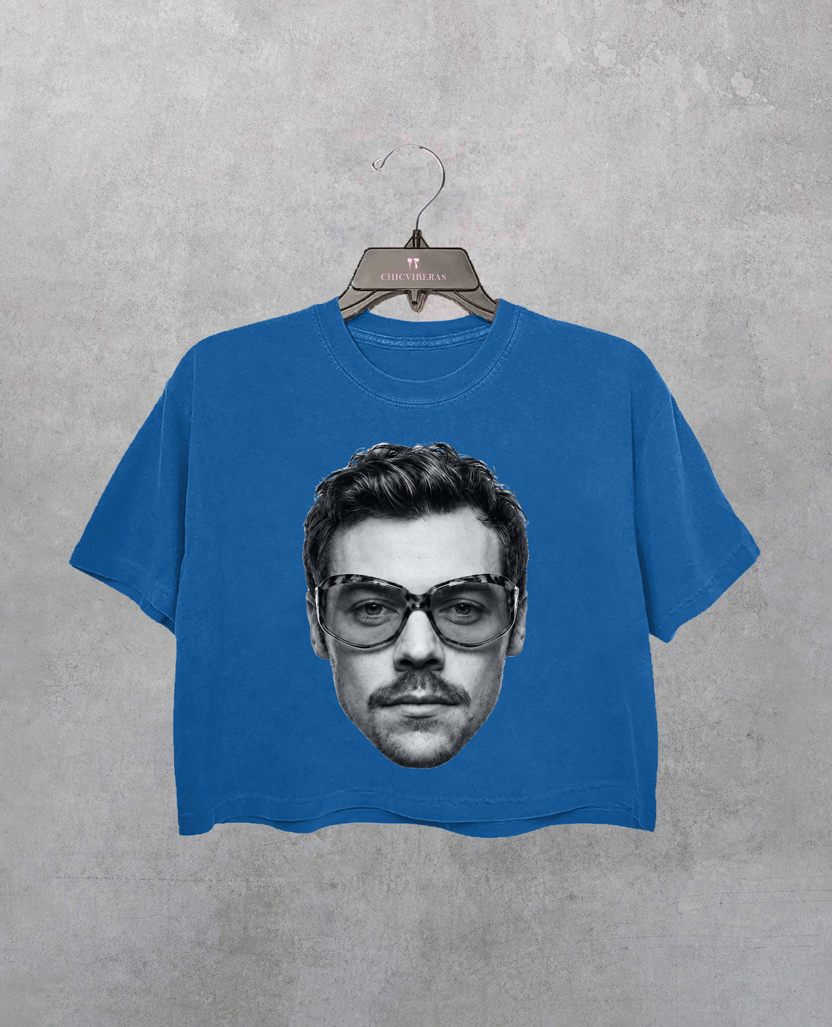 Harry S Face Vintage Concert Crop Shirt