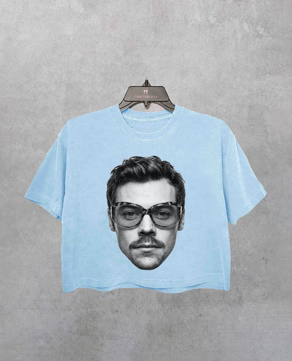 Harry S Face Vintage Concert Crop Shirt