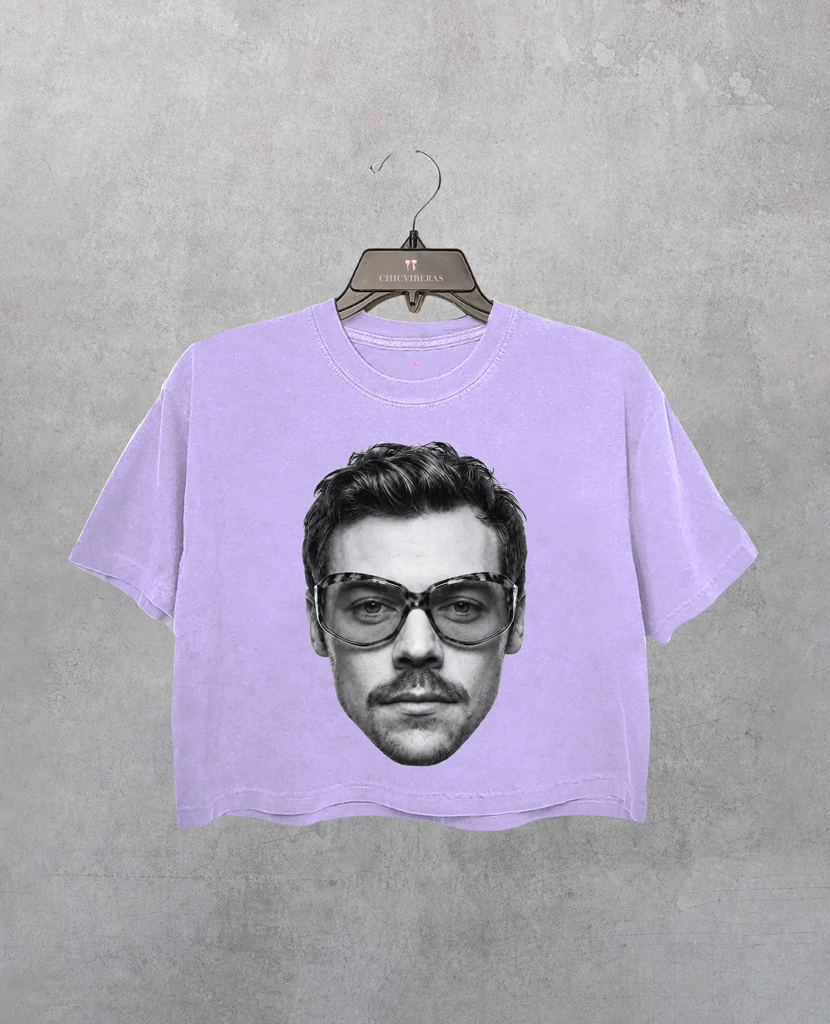 Harry S Face Vintage Concert Crop Shirt