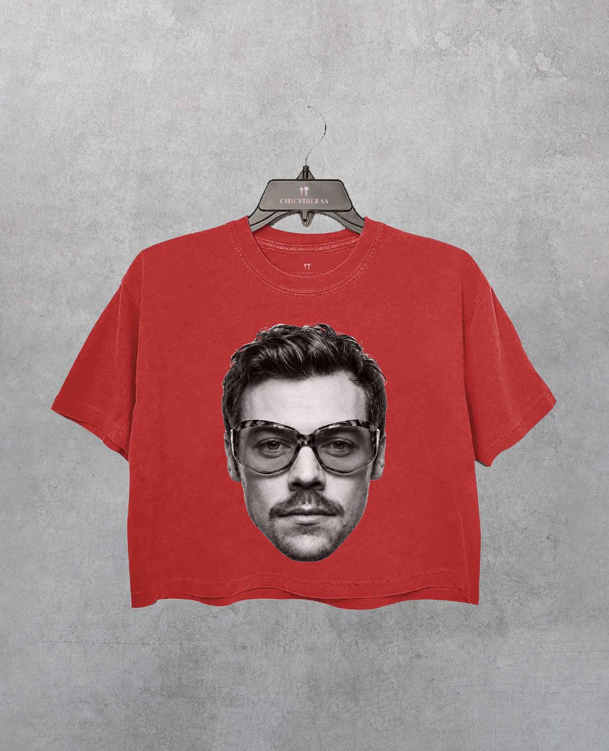 Harry S Face Vintage Concert Crop Shirt