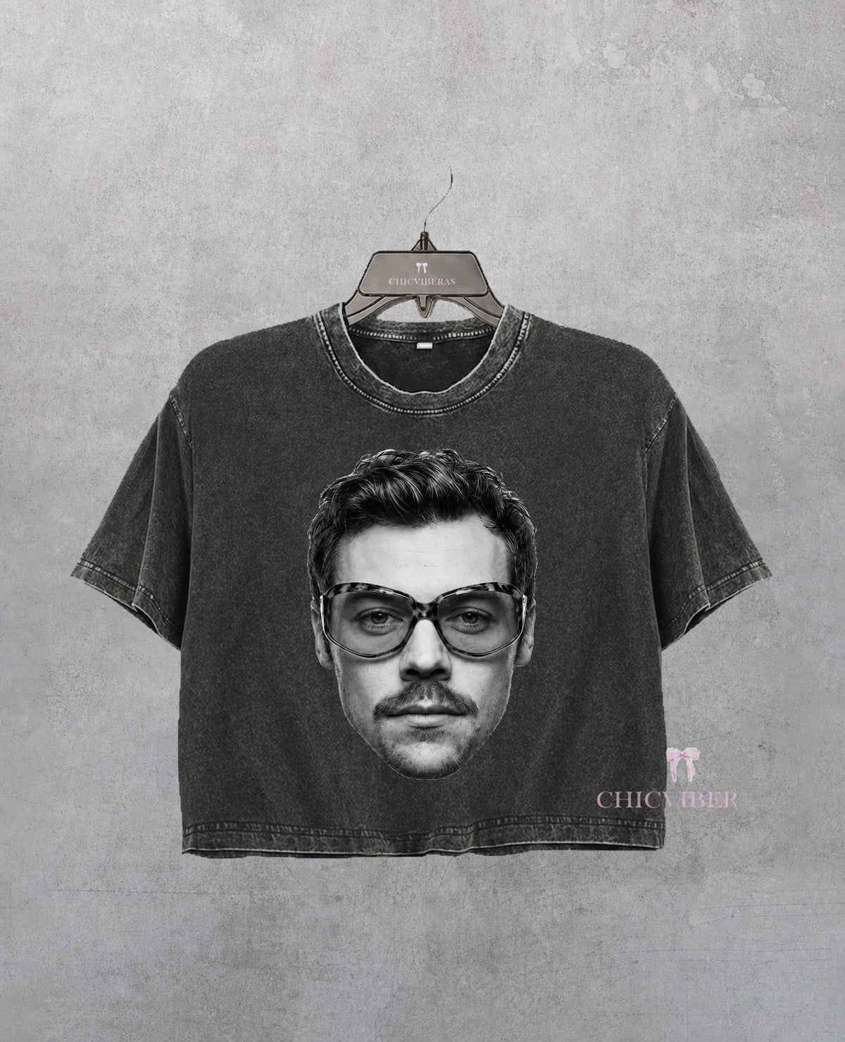 Harry S Face Vintage Concert Crop Shirt