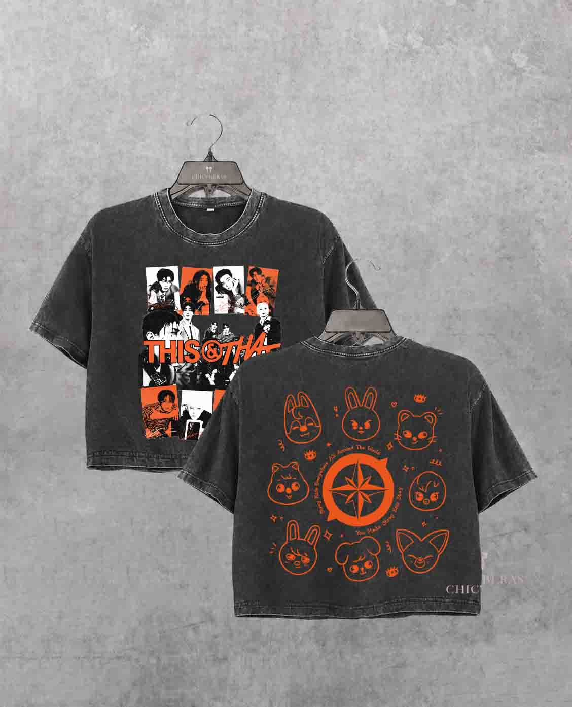 Stray Kids This & That Skzoo Retro Crop Shirt