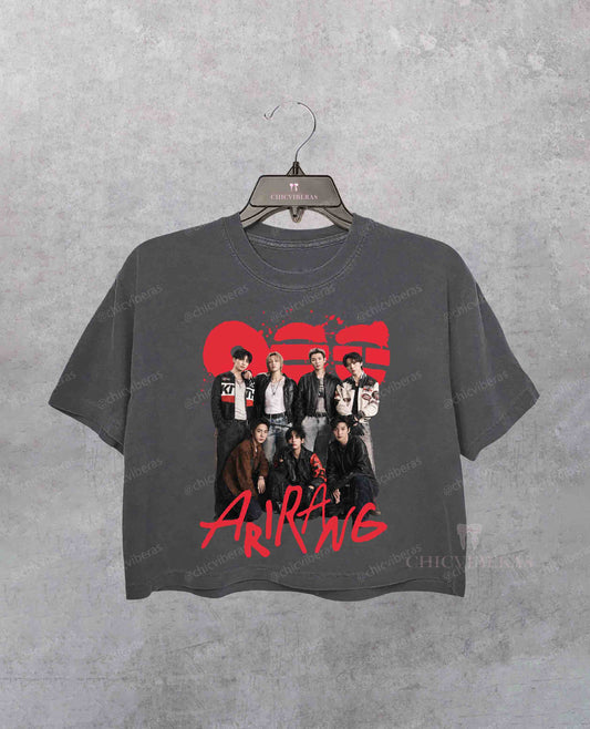 BTS World Tour Arirang Bangtan Comeback 2026 Crop Shirt