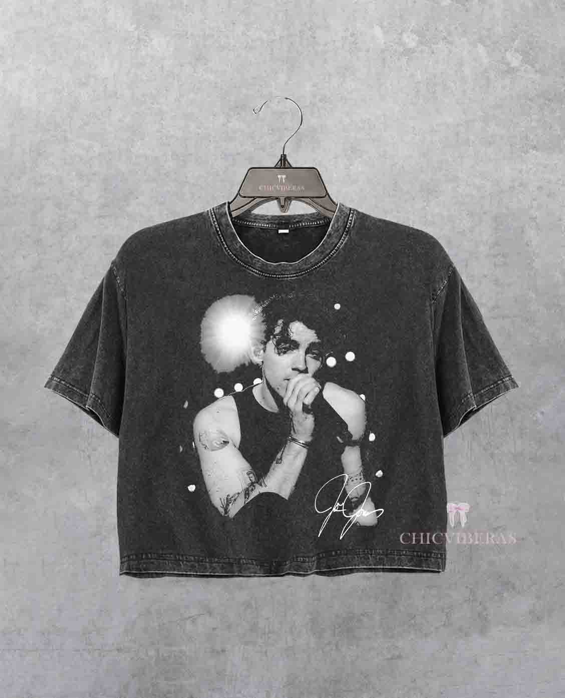 Joe Jonas Tour 2000s Pop Music Fan Crop Shirt