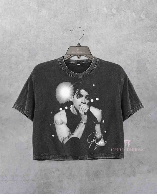 Joe Jonas Tour 2000s Pop Music Fan Crop Shirt