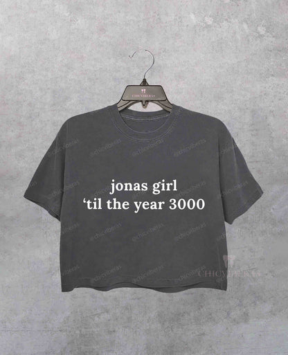 Jonas Girl Til Year 3000 Crop Shirt