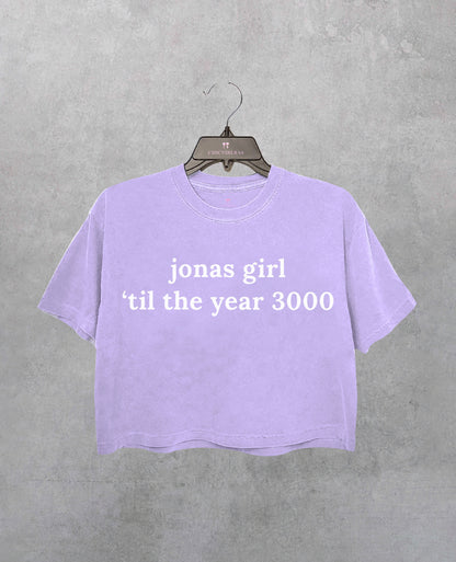 Jonas Girl Til Year 3000 Crop Shirt