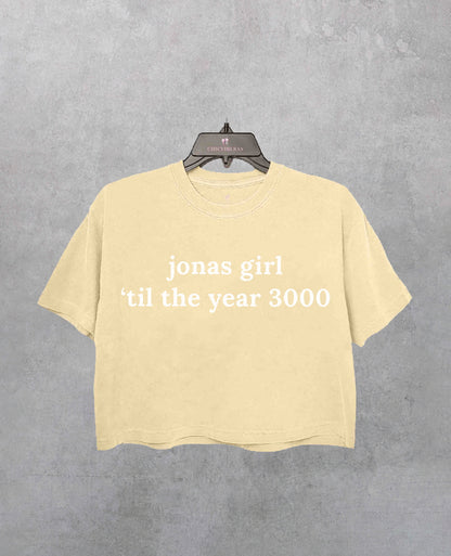 Jonas Girl Til Year 3000 Crop Shirt