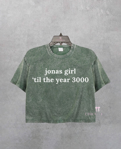 Jonas Girl Til Year 3000 Crop Shirt