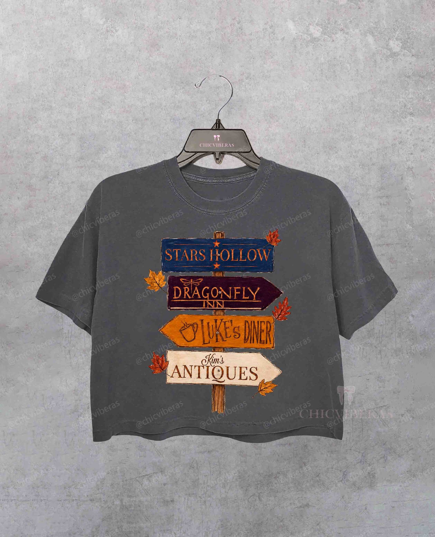 Stars Hollow Gilmore Girls Crop Shirt