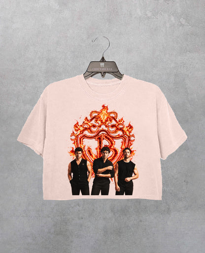 Jonas Brothers Burning Up Tour 2026 Crop Shirt