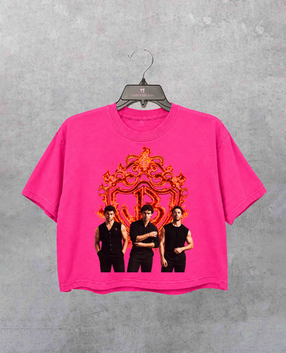Jonas Brothers Burning Up Tour 2026 Crop Shirt