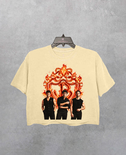 Jonas Brothers Burning Up Tour 2026 Crop Shirt