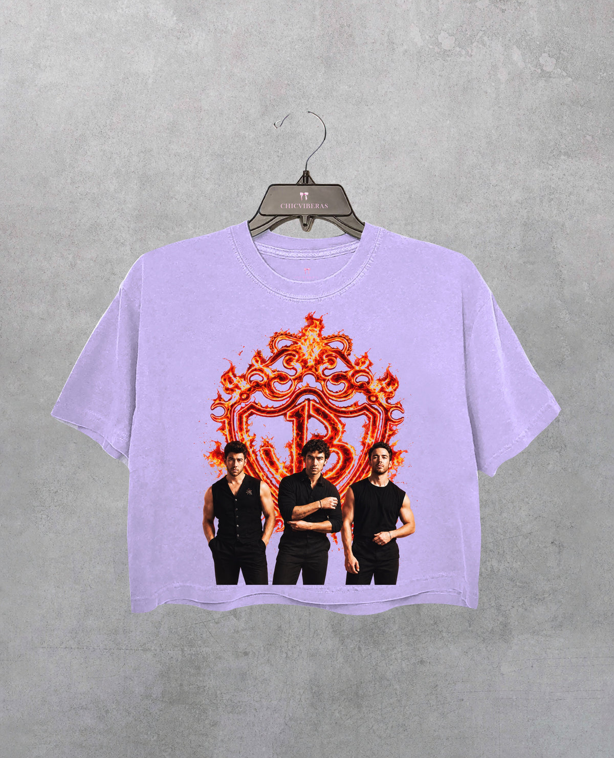 Jonas Brothers Burning Up Tour 2026 Crop Shirt