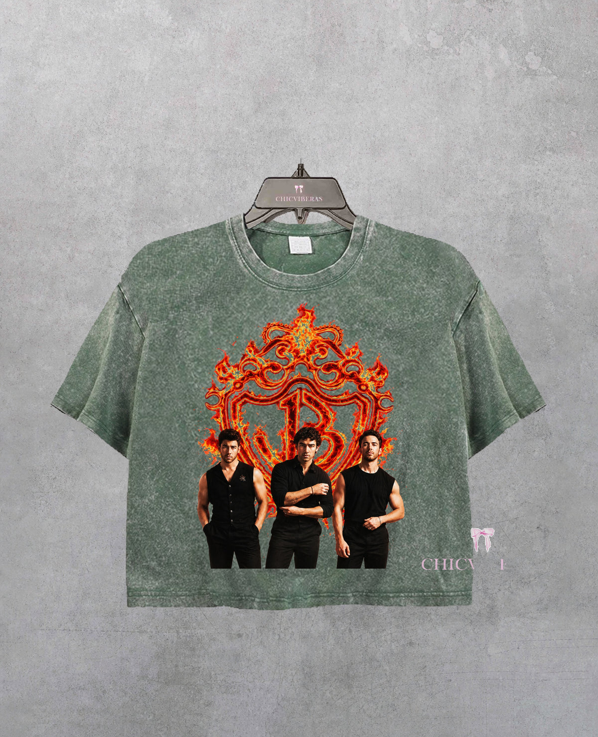 Jonas Brothers Burning Up Tour 2026 Crop Shirt
