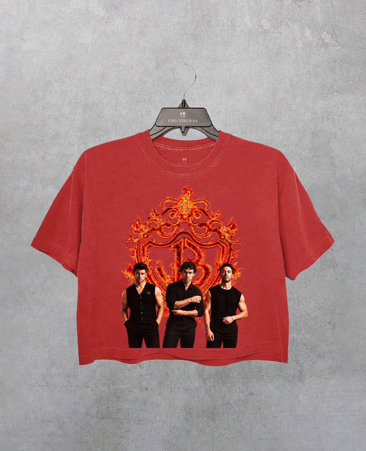 Jonas Brothers Burning Up Tour 2026 Crop Shirt