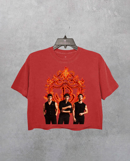 Jonas Brothers Burning Up Tour 2026 Crop Shirt