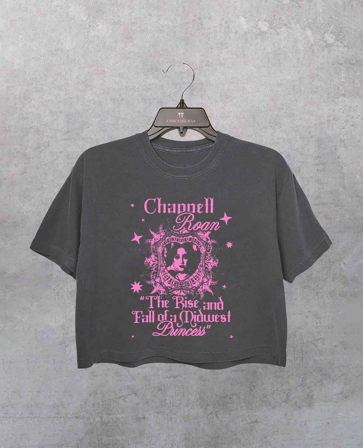 Chappell Roan Midwest Princess Pink Pony Club Crop Shirt