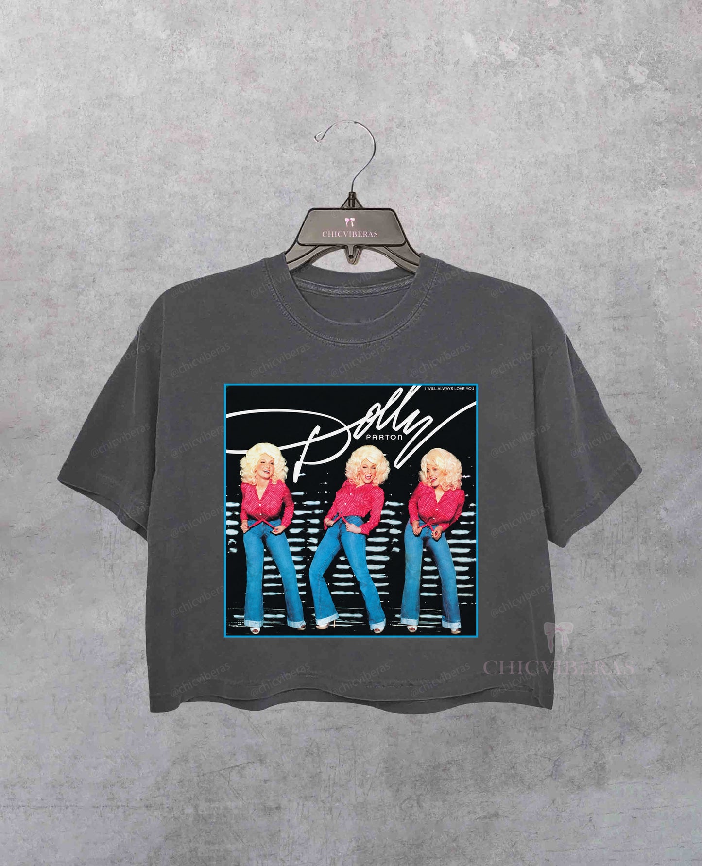 Dolly Parton Here You Come Again (1977) Crop Shirt