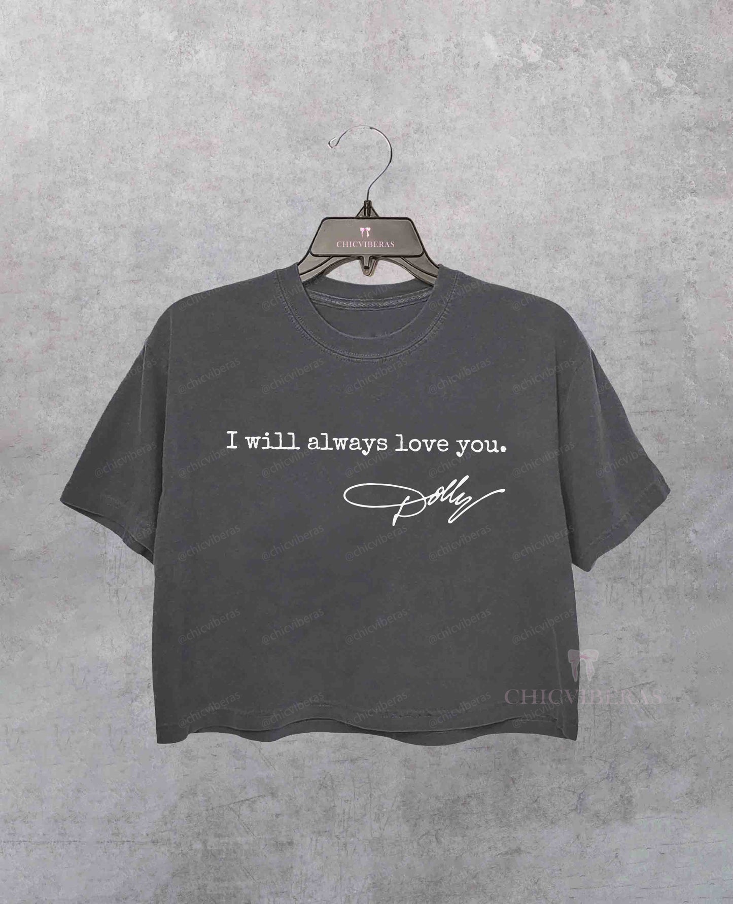 I Will Always Love You Dolly Parton Crop Shirt