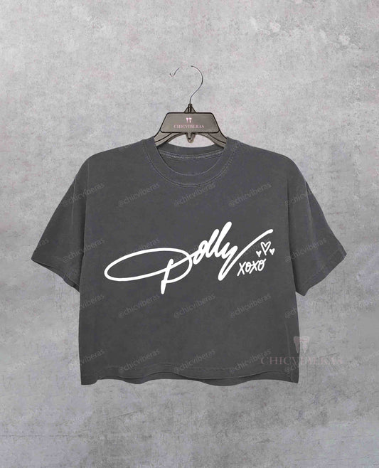 Dolly Parton Memorial Western Country Fan Crop Shirt