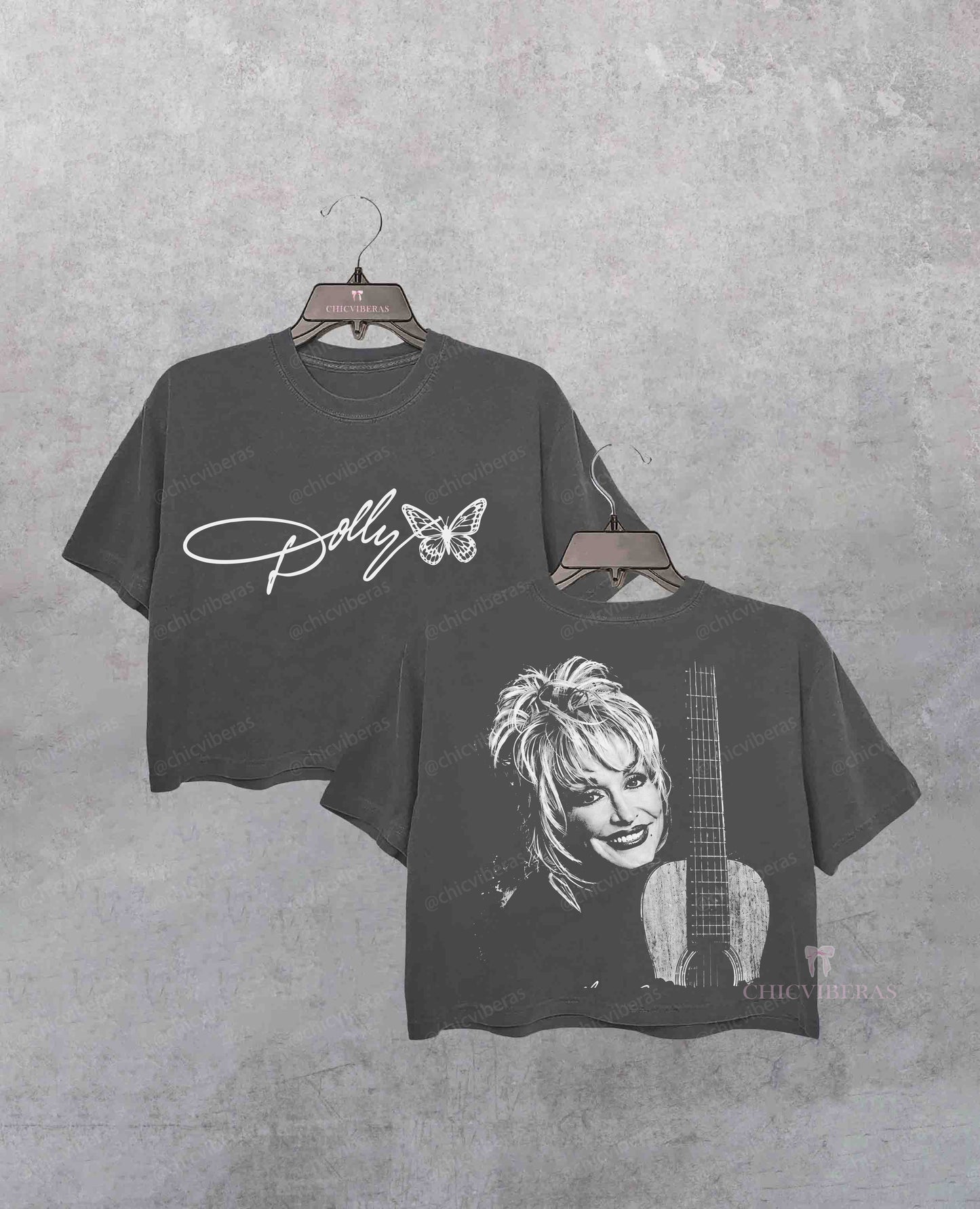 Dolly Parton Vintage Memorial Crop Shirt