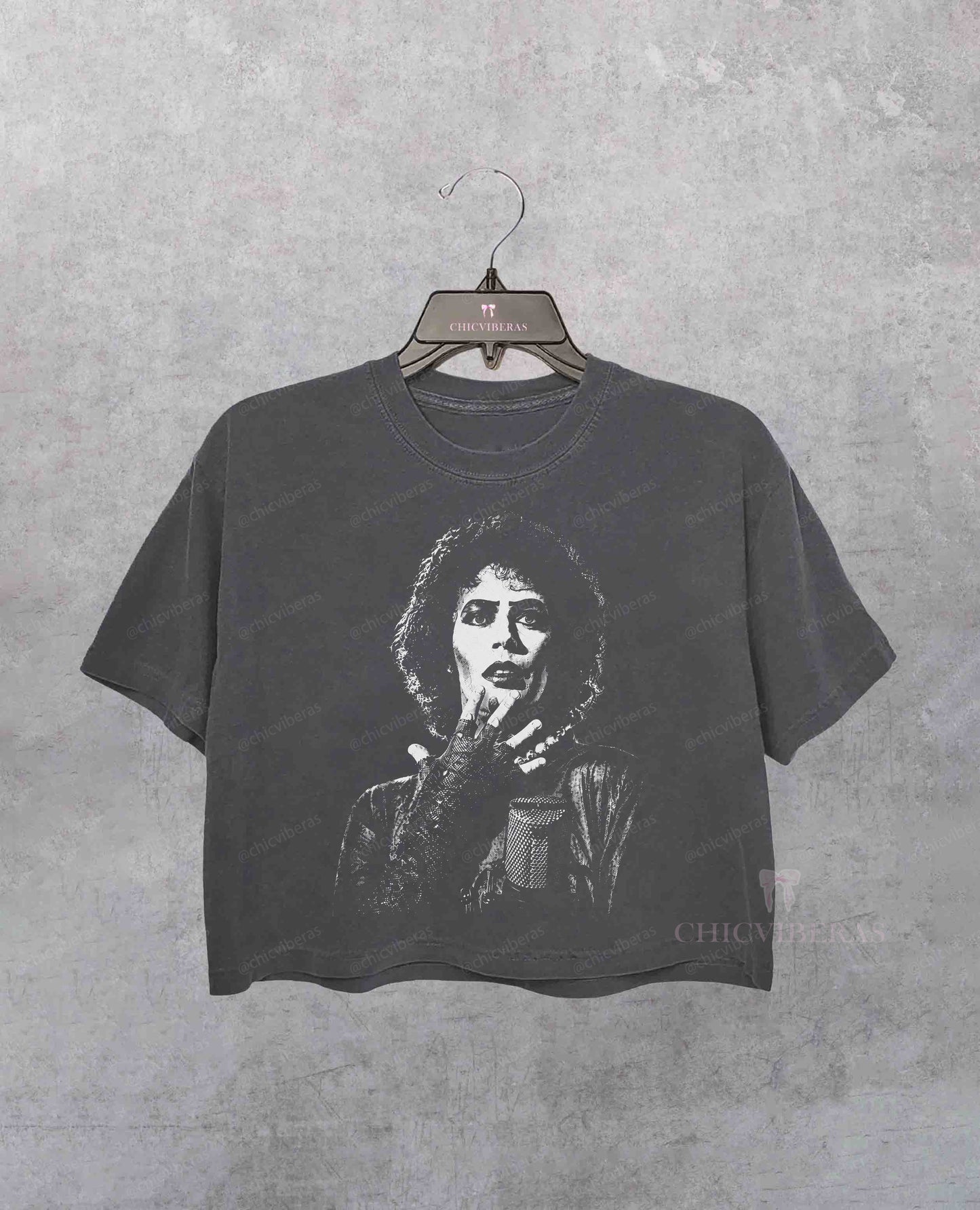 Rocky Horror Picture Show Tim Curry Tribute Crop Shirt