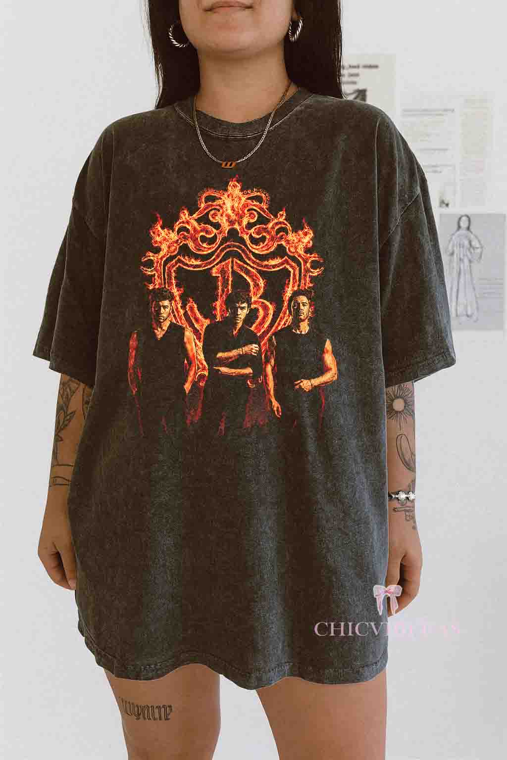 Jonas Brothers Burning Up Tour 2026 Tee