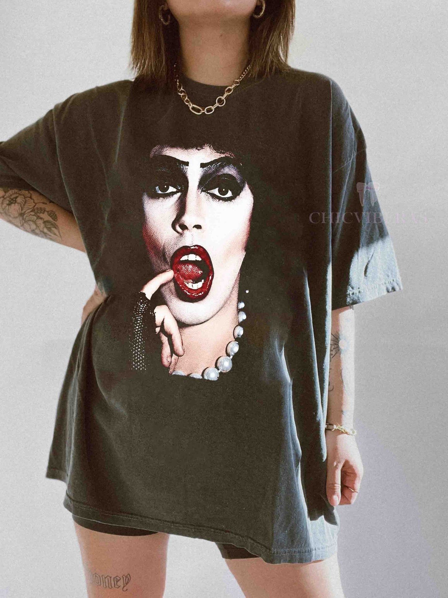 Rocky Horror Picture Show Tim Curry Memorial Tee