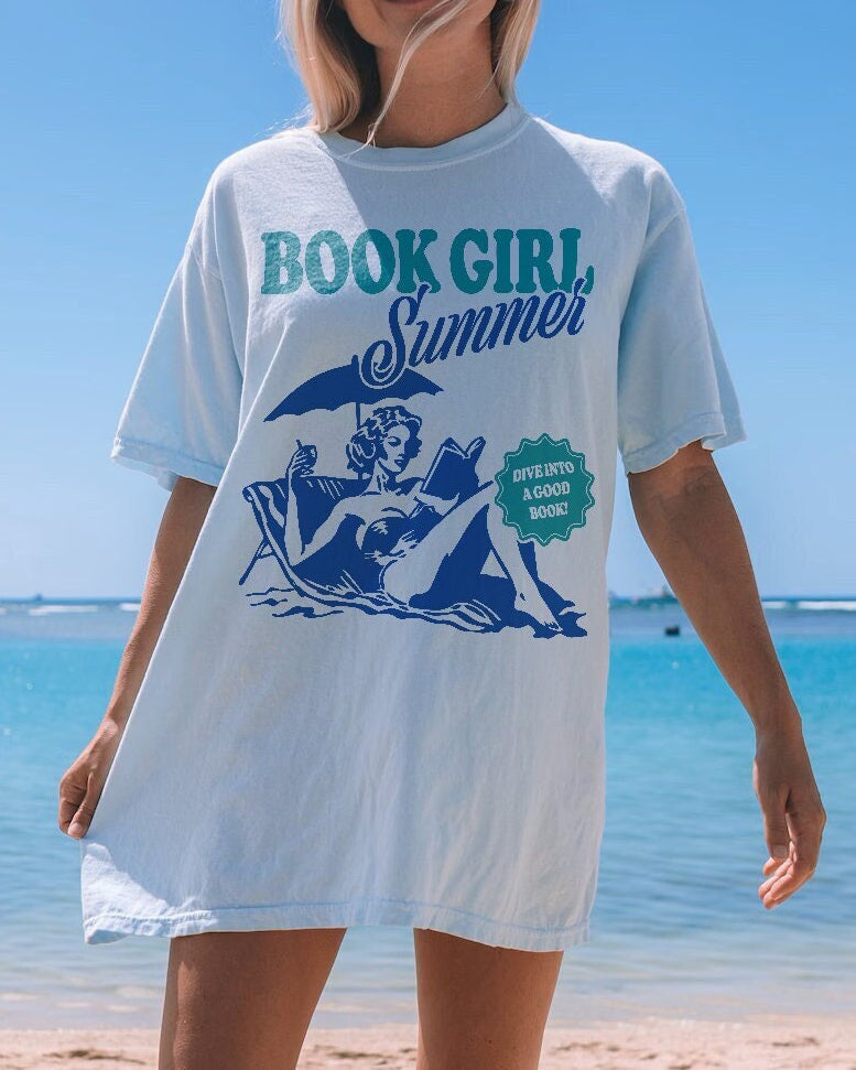 Book Girl Summer Tee