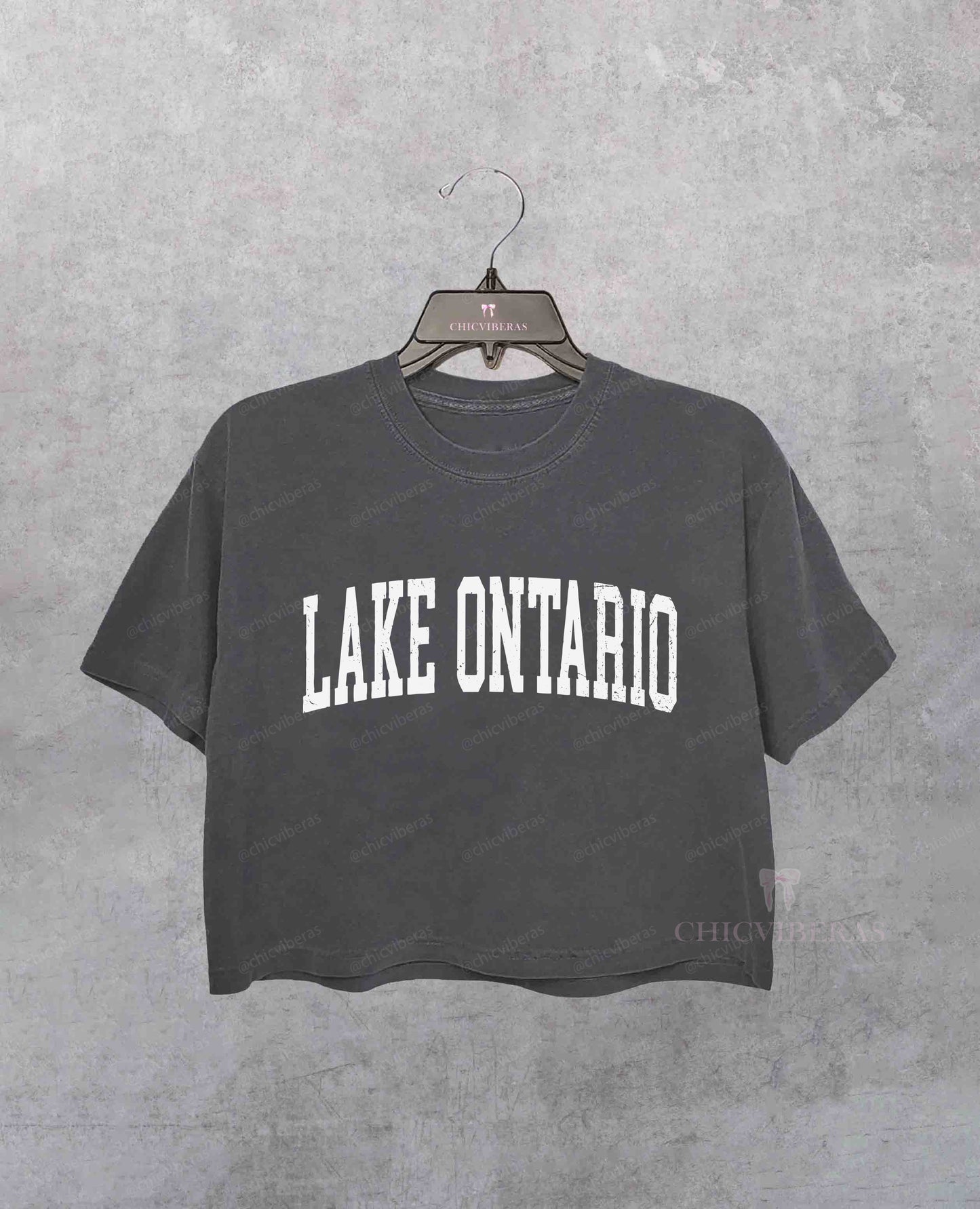 Lake Ontario Lake Life Crop Shirt