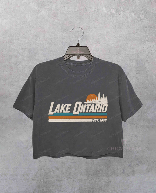 Lake Ontario Great Lakes FDT Crop Shirt