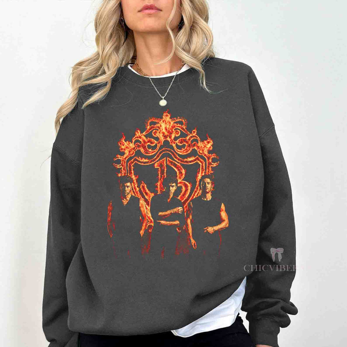 Jonas Brothers Burning Up Tour 2026 Crewneck