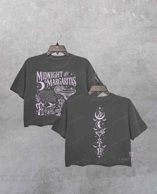 Midnight Margaritas Salt Rosemary Lavender Love Crop Shirt
