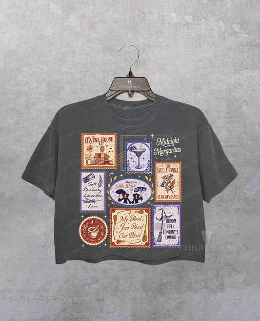 Midnight Margaritas Practical Magic Girls Will Be Girls Crop Shirt