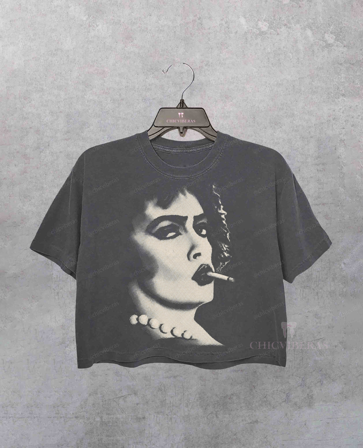 Rocky Horror Picture Show Frank-N-Furter Tim Curry MemorialCrop Shirt