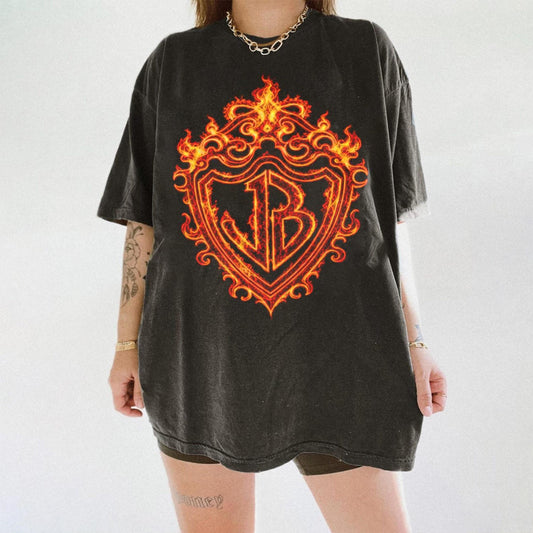Burning Up Jonas  Crop Tee