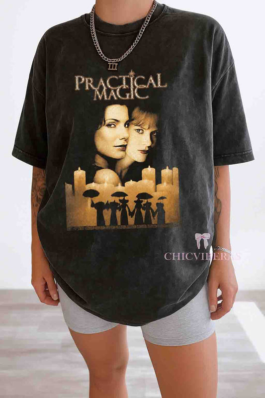 Practical Magic 1998 Vintage Witch Movie Tee