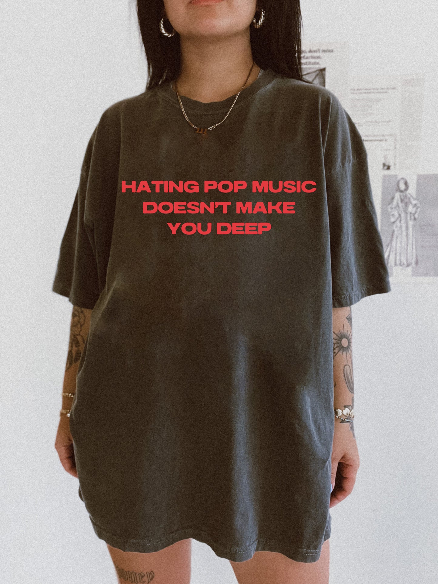 Hating Pop Music Doesn't Make You Deep Charli Xcx Tee