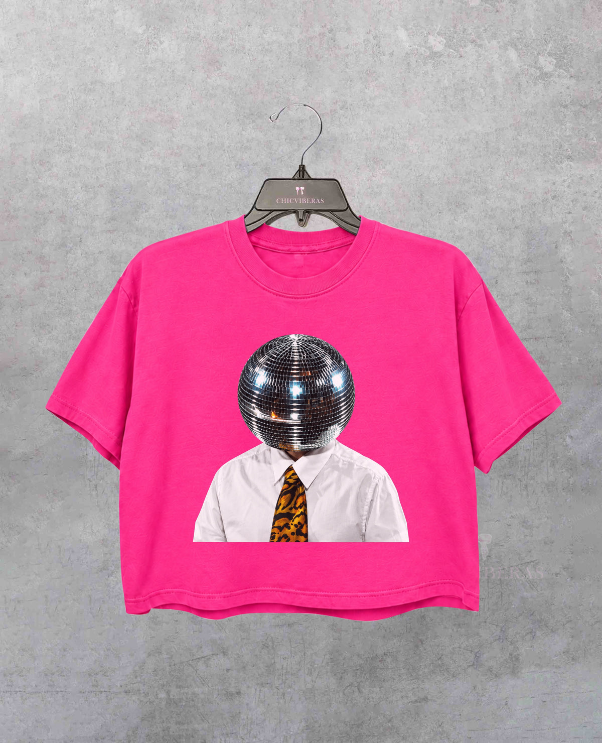 Disco Ball Head HS Together Together Tour Crop Shirt