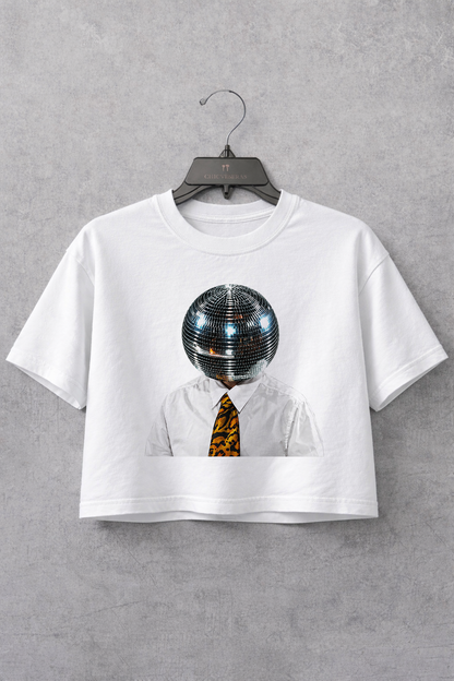 Disco Ball Head HS Together Together Tour Crop Shirt