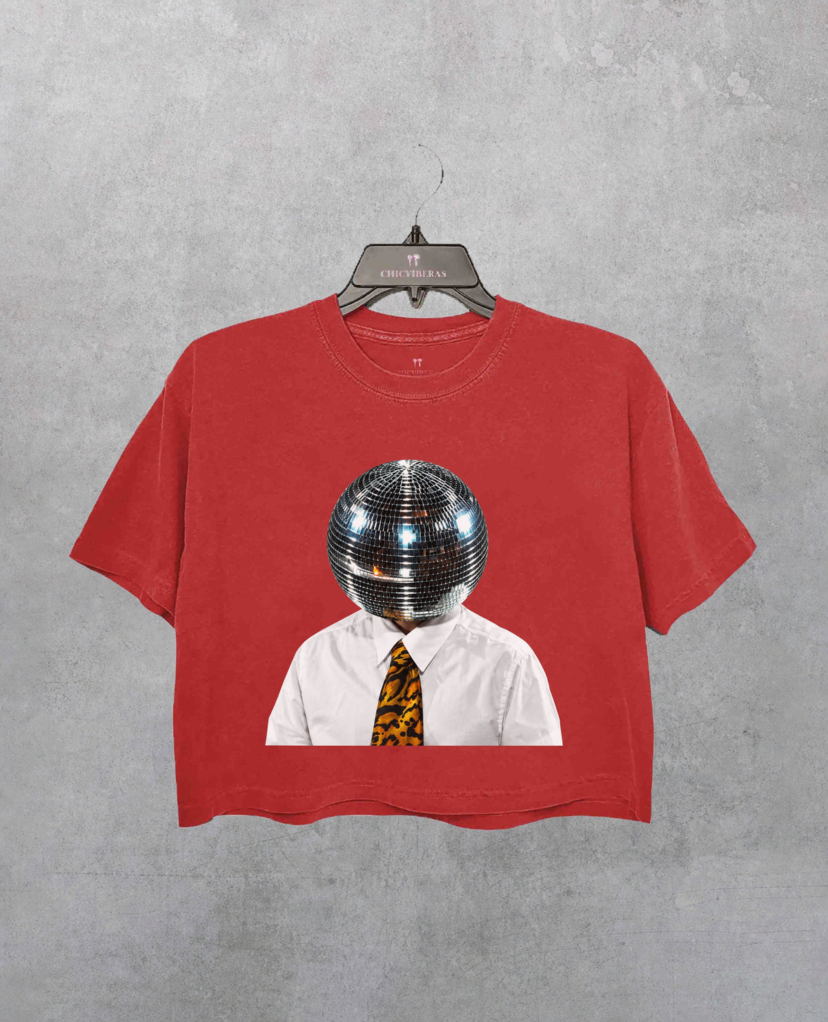 Disco Ball Head HS Together Together Tour Crop Shirt
