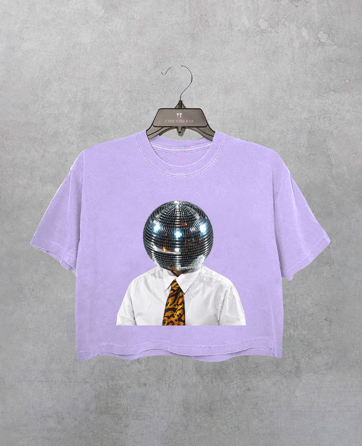 Disco Ball Head HS Together Together Tour Crop Shirt