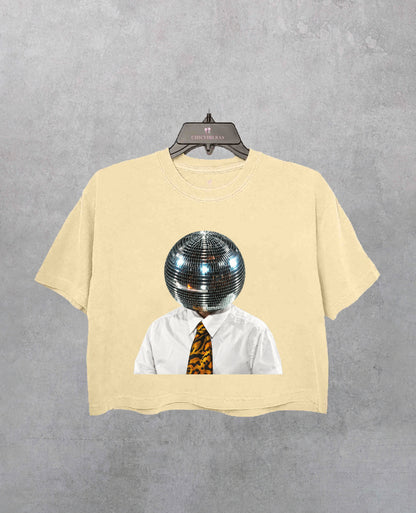 Disco Ball Head HS Together Together Tour Crop Shirt