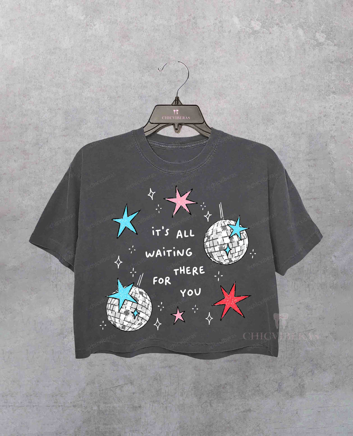 It's All Waiting There For You Disco Occasionally HS Crop Shirt