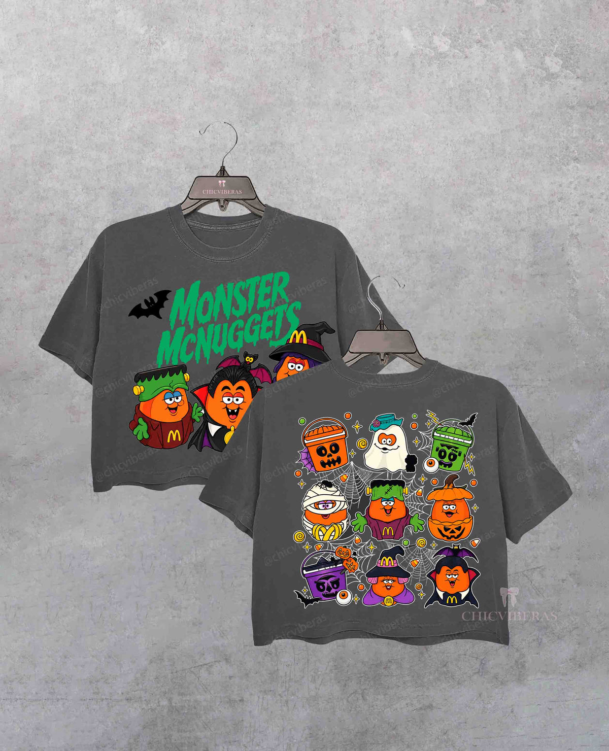 Monster Nuggets Retro Spooky Nugget Crop Shirt