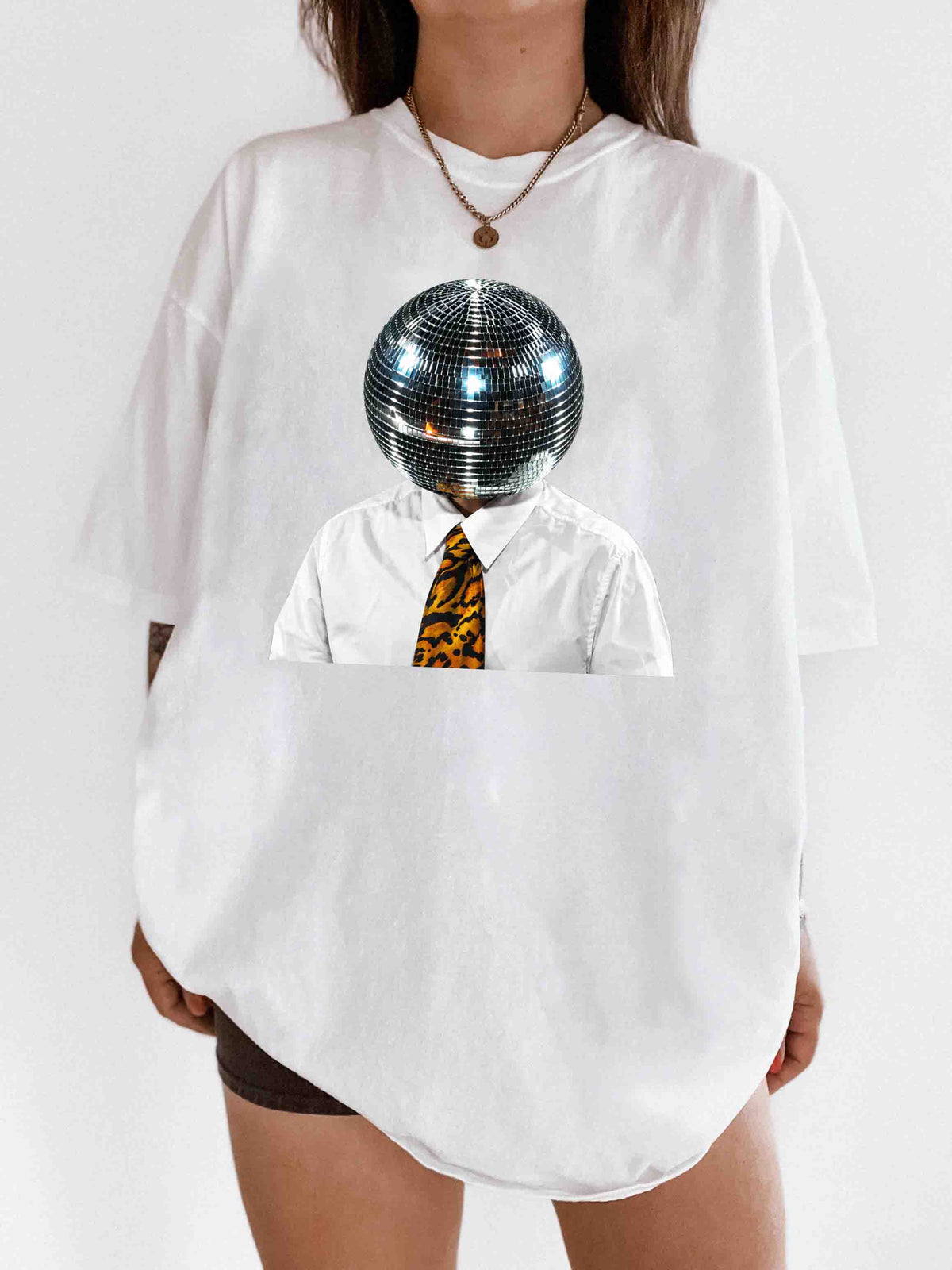 Disco Ball Head HS Together Together Tour Tee